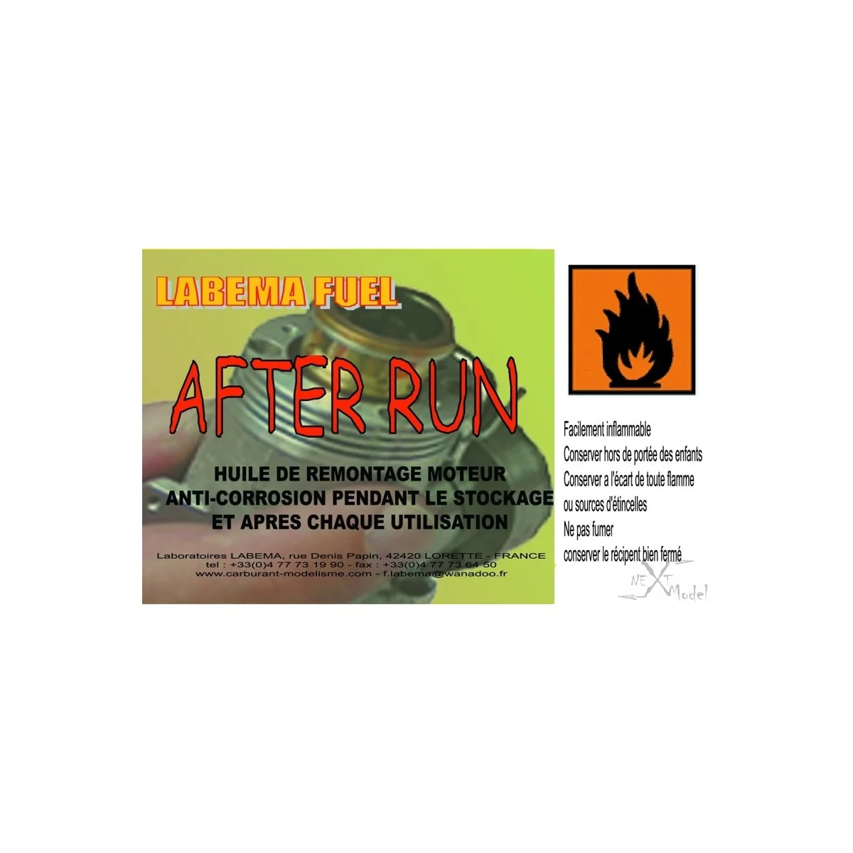 After Run anti-corrosion moteur (60ml) Labema Labema AFTER/03 - 2