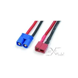 Adapter EC3 male / female Dean 14AWG 10cm DYS 8270 - 2