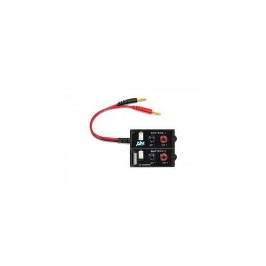 T1231/2-Platine pour charger 2 packs Lipo 2S - T2M - T1231/2
