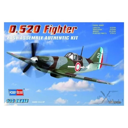 HB80237-D.520 Fighter 1/72 Hobby Boss - HB80237