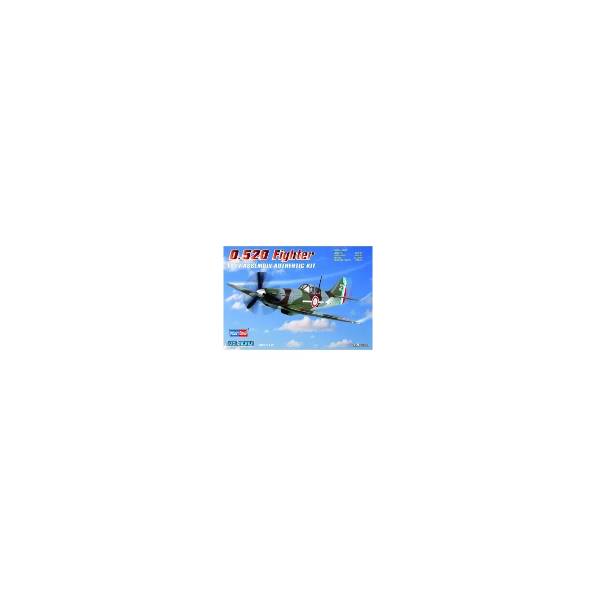 D.520 Fighter 1/72 Hobby Boss Hobby Boss HB80237 - 1