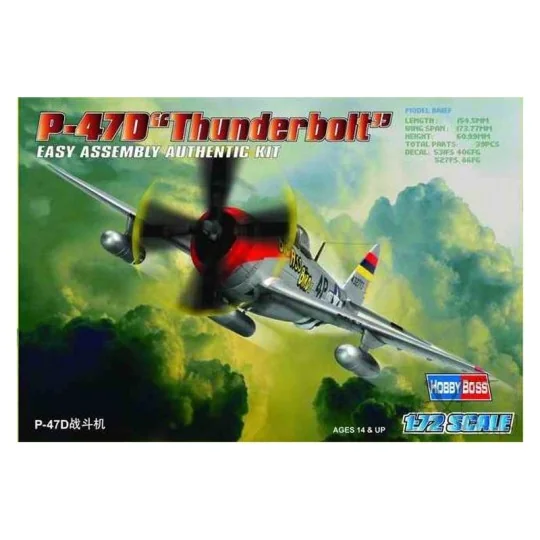 HB80257-P-47 D Thunderbolt 1/72 Hobby Boss - HB80257