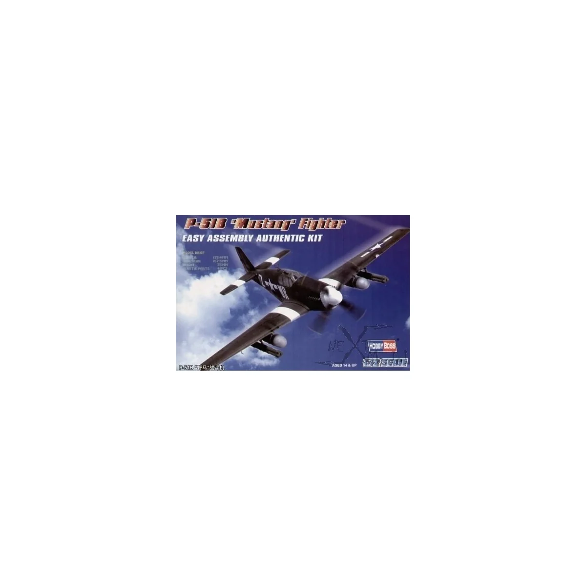 P-51B Mustang 1/72 Hobby Boss Hobby Boss HB80242 - 2