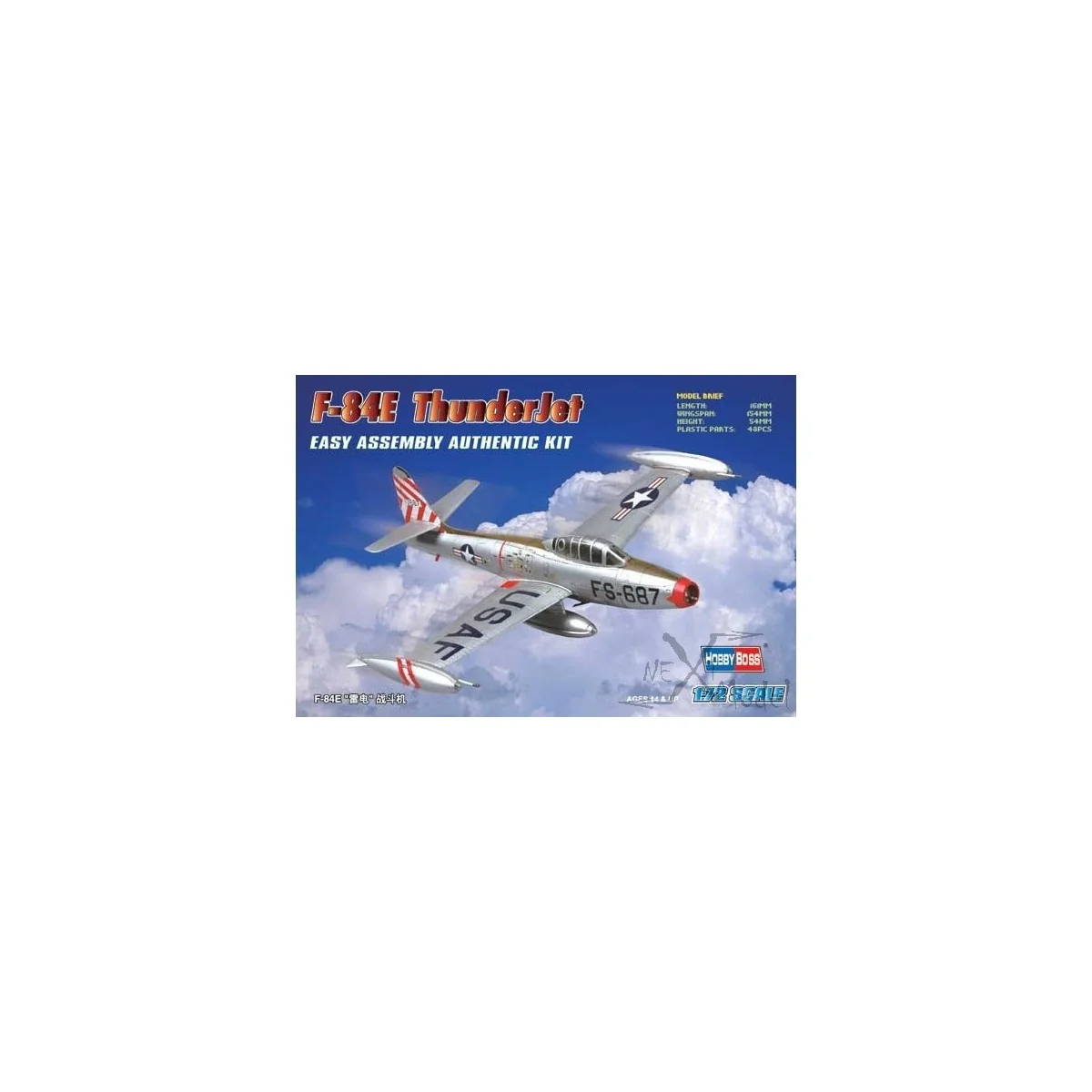 American F-84E Thunderjet 1/72 Hobby Boss Hobby Boss HB80246 - 2 American F-84E Thunderjet 1/72 Hobby Boss Hobby Boss HB80246 - 2