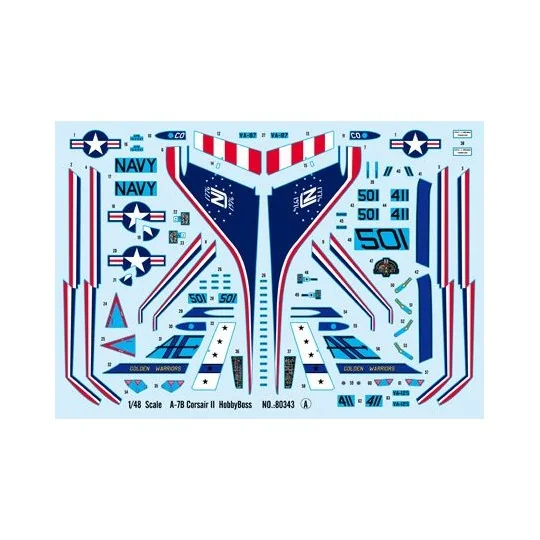 HB80343-A-7B Corsair II 1/48 Hobby Boss - HB80343
