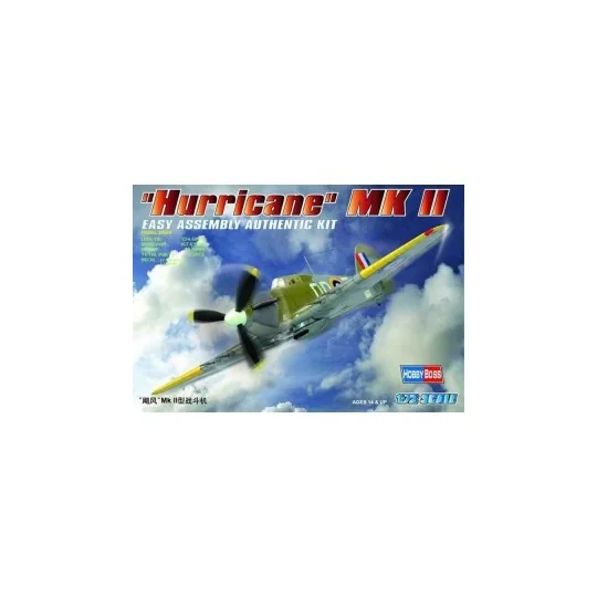 Hurricane MK II 1/72 Hobby Boss Hobby Boss HB80215 - 1 HB80215-Hurricane MK II 1/72 Hobby Boss - HB80215