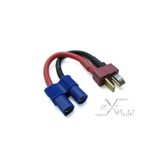 8271-Adaptateur EC3 femelle / Dean male 14AWG 10cm - 8271