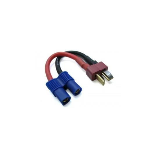 8271-EC3 female adapter / Dean male 14AWG 10cm - 8271