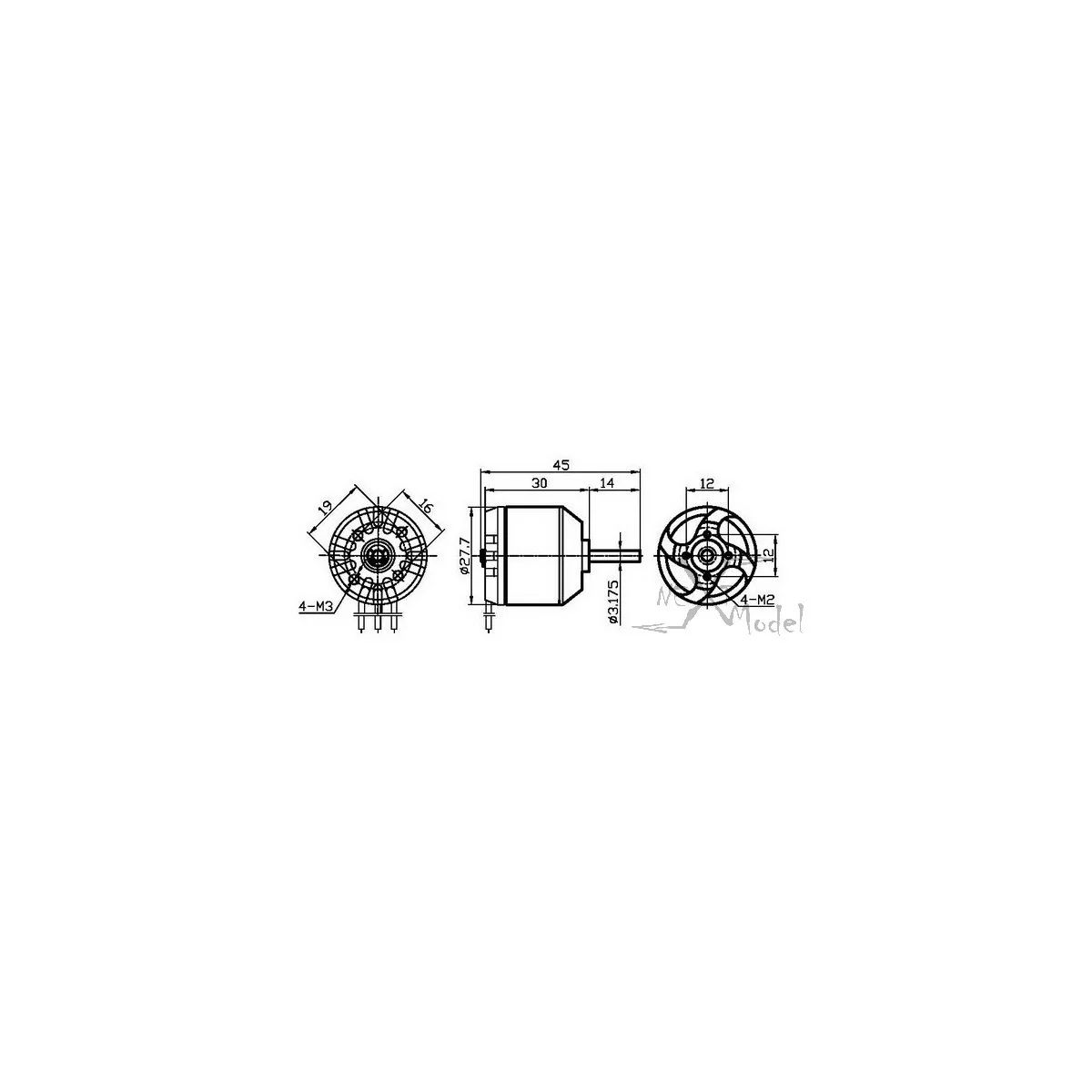 Brushless motor D2830/11 1000kv DYS DYS D2830/11 - 2 Brushless motor D2830/11 1000kv DYS DYS D2830/11 - 2