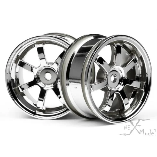 Mag7 26mm Chrome (2) HPI rims HPI Racing 87003574 - 2 87003574-Mag7 26mm Chrome (2) HPI rims - 87003574