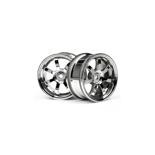 87003574-Jantes Mag7 26mm Chrome (2) HPI - 87003574