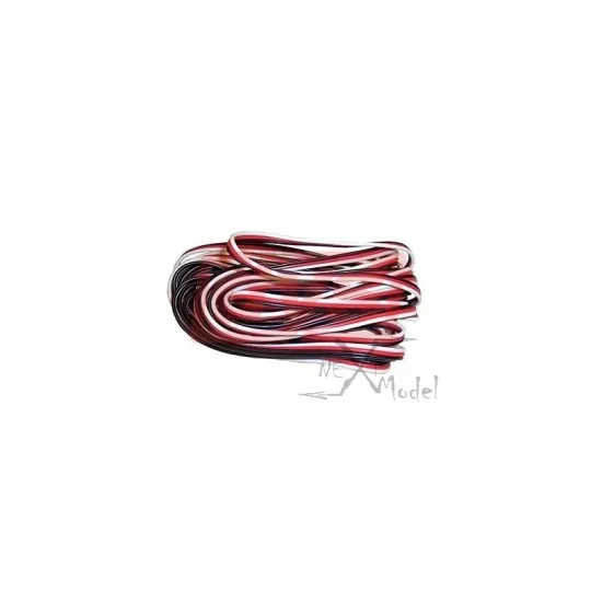 Fil de servo 22AWG plat 1m DYS DYS 8017 - 2 8017-Fil de servo 22AWG plat 1m DYS - 8017