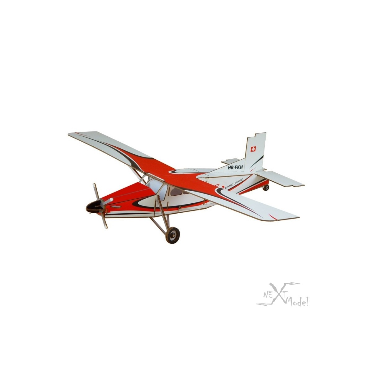 Turbo Pilatus porter PC - 6 Para Centro 3D-Model Siva Siva SV-70005 - 2