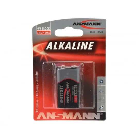 1515-0000-Pile Alkaline 9V Ansmann - 1515-0000