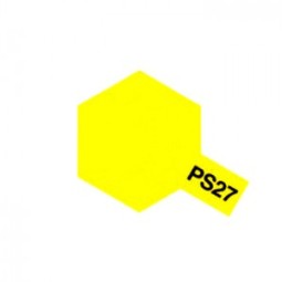 Peinture bombe Lexan jaune fluo PS27 Tamiya Tamiya 86027 - 1