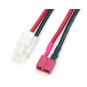 8138DEAN-Adaptateur Dean femelle / Tamiya male 14AWG 10cm