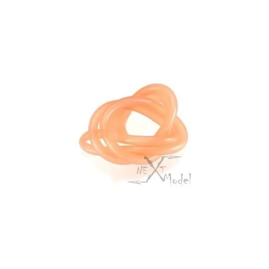 A076-Durite silicone orange transparente 1m H.T. - A076