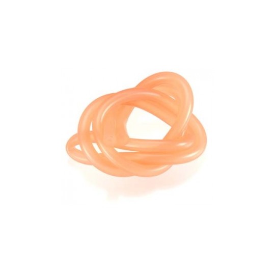 A076-Hose silicone orange transparent 1 m H.T.