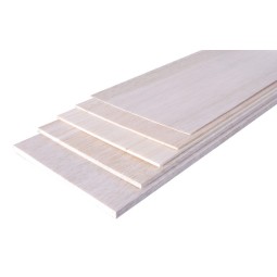 Balsa board 6x80x1000mm S002007 - 1