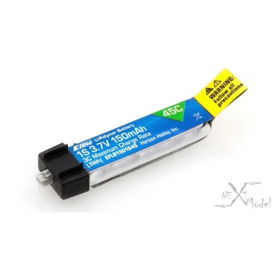 Li - Po 1s 3 .7V 150mAh 45 E-Flite E-flite EFLB1501S45 - 2 EFLB1501S45-Li - Po 1s 3 .7V 150mAh 45 E-Flite - EFLB1501S45