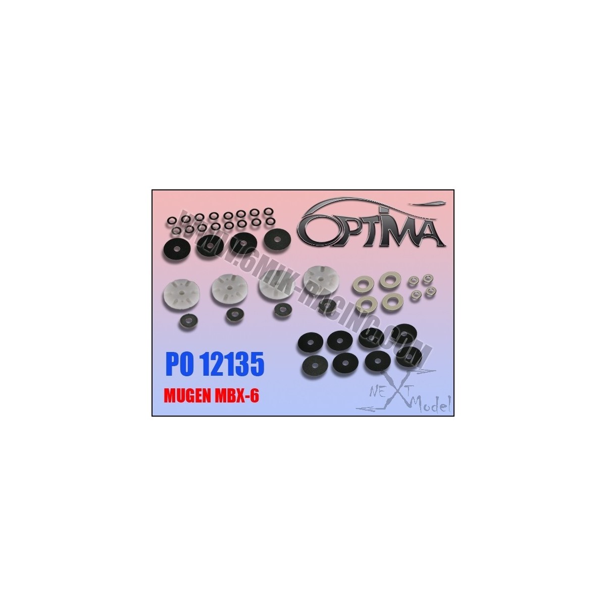 Pistons valves c2shocks for Mugen MBX6 - 6Mik 6Mik PO12135 - 2