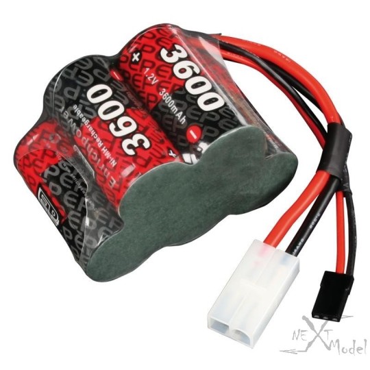 RX360-Accu réception Ni-Mh 6V 3600mAh 3+2 Robitronic - RX360
