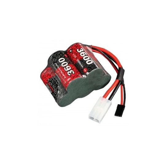 RX360-Battery Ni-Mh 6V 3600mAh 3 + 2 Robitronic reception