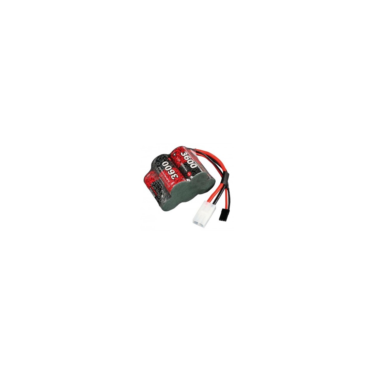 Accu réception Ni-Mh 6V 3600mAh 3+2 Robitronic Robitronic RX360 - 1