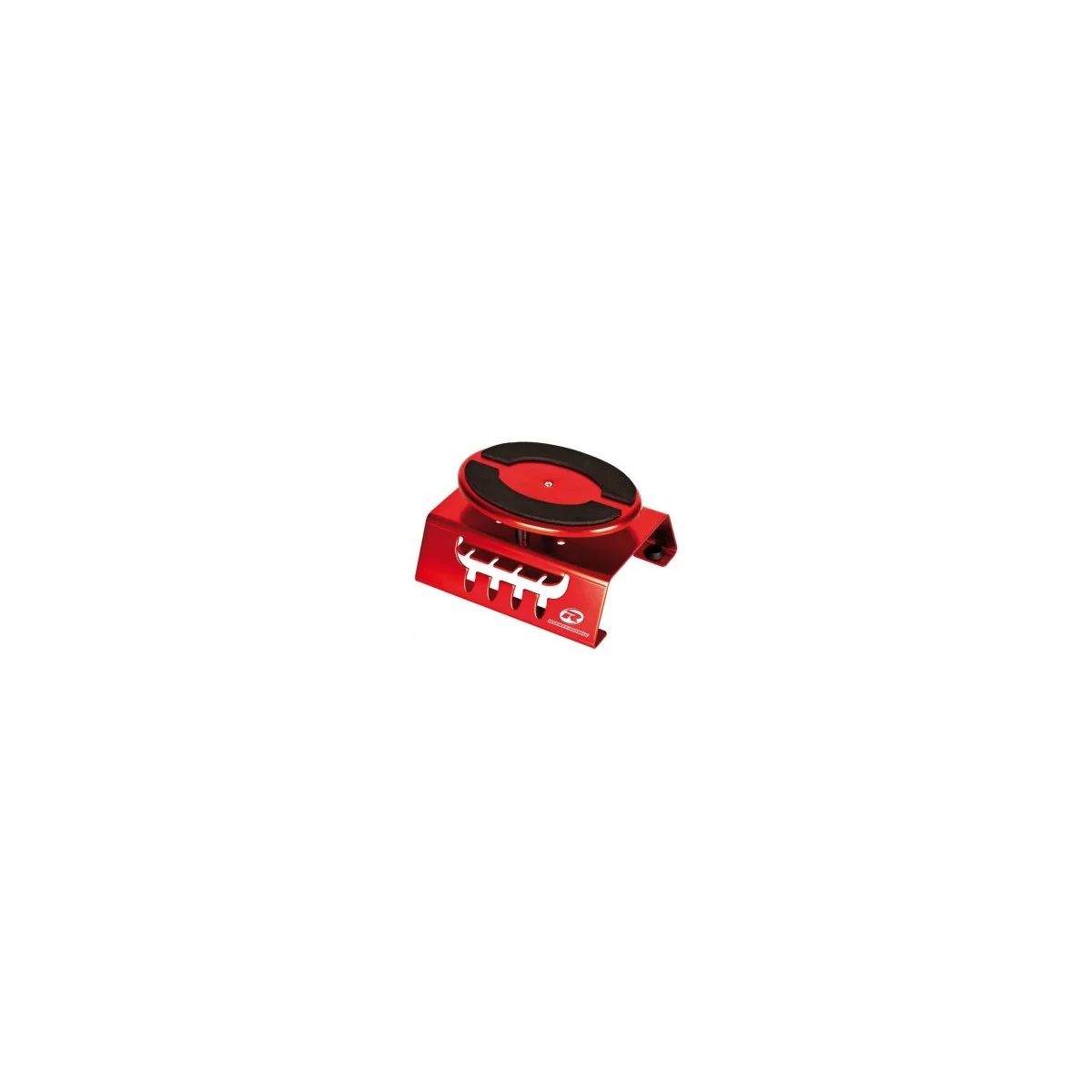 Red rotating stand for car 1/8 Robitronic Robitronic R15001R - 1 Red rotating stand for car 1/8 Robitronic Robitronic R15001R - 1