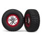 TRX-6873A-Pneus BFGoodrich + jante SCT Slash/Slayer (2) Traxxas