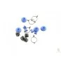 TRX-5378X-Souflets et ecrous de fusées E-Revo (4) Traxxas - TRX-5378X