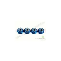 Ecrou de roue anodisé bleu 5mm (4) Traxxas Traxxas TRX-4147X - 2
