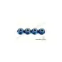 TRX-4147X-Ecrou de roue anodisé bleu 5mm (4) Traxxas - TRX-4147X