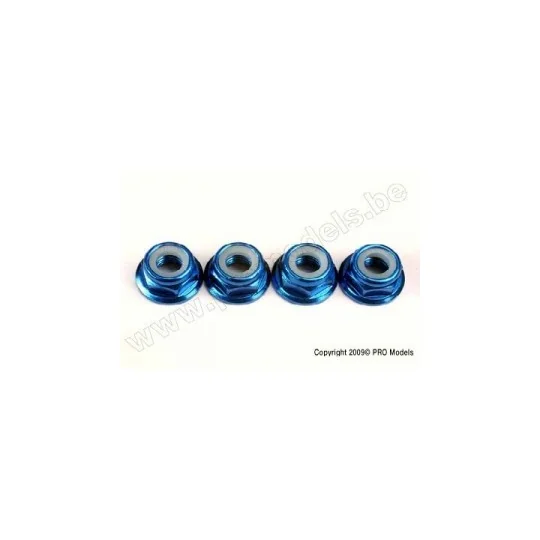 Blue 5mm anodized wheel (4) Traxxas nut Traxxas TRX-4147X - 1 TRX-4147X-Blue 5mm anodized wheel (4) Traxxas nut - TRX-4147X