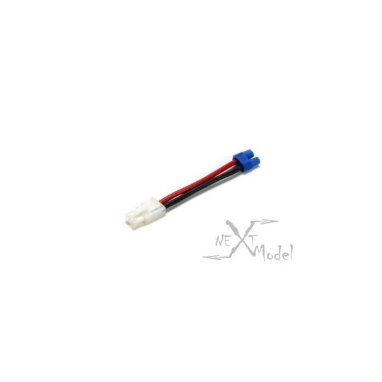 EC3 female adapter / Tamiya male 14AWG 5cm DYS 8204 - 2 8204-EC3 female adapter / Tamiya male 14AWG 5cm - 8204