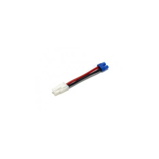 EC3 female adapter / Tamiya male 14AWG 5cm DYS 8204 - 1 8204-EC3 female adapter / Tamiya male 14AWG 5cm - 8204