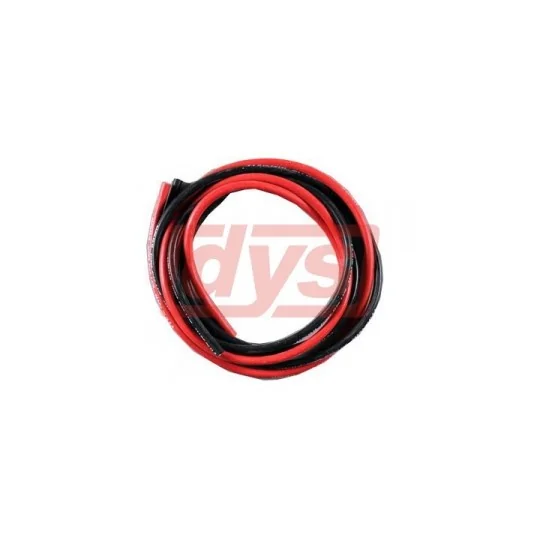 8083B-Cable silicone noir 22awg 1m DYS