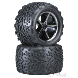 Pneus et jantes E-revo 1/16 (2) Traxxas Traxxas TRX-7174A - 2
