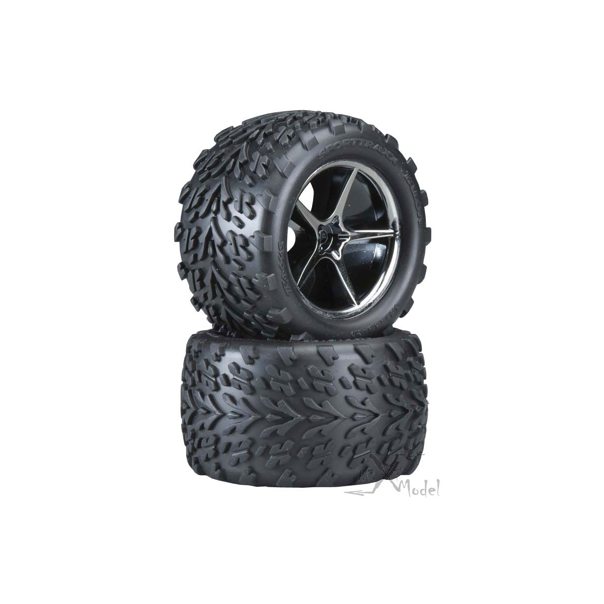 Pneus et jantes E-revo 1/16 (2) Traxxas Traxxas TRX-7174A - 2