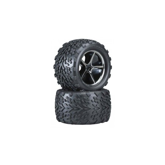 TRX-7174A-Tires and rims E - revo 1/16 (2) Traxxas