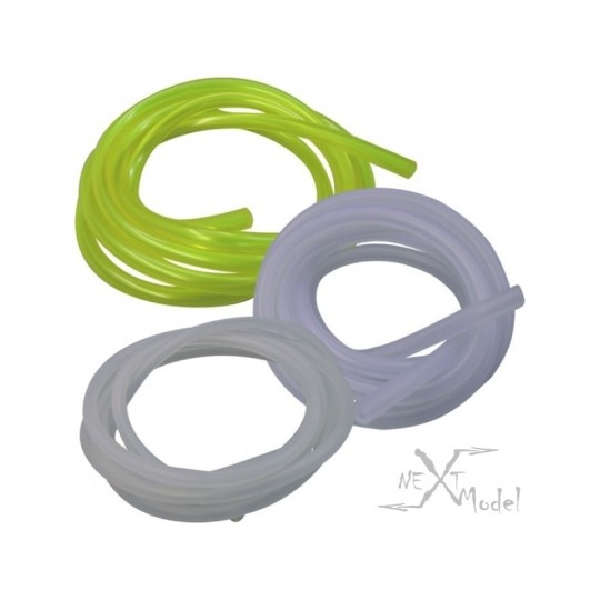 177672-Silicone hose blue transparent 2.5x5.5mm Jamara