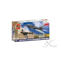 Eurofighter Typhoon et Supermarine Spitfire MkIIa 1/72 + peintures Airfix Airfix A50040 - 2