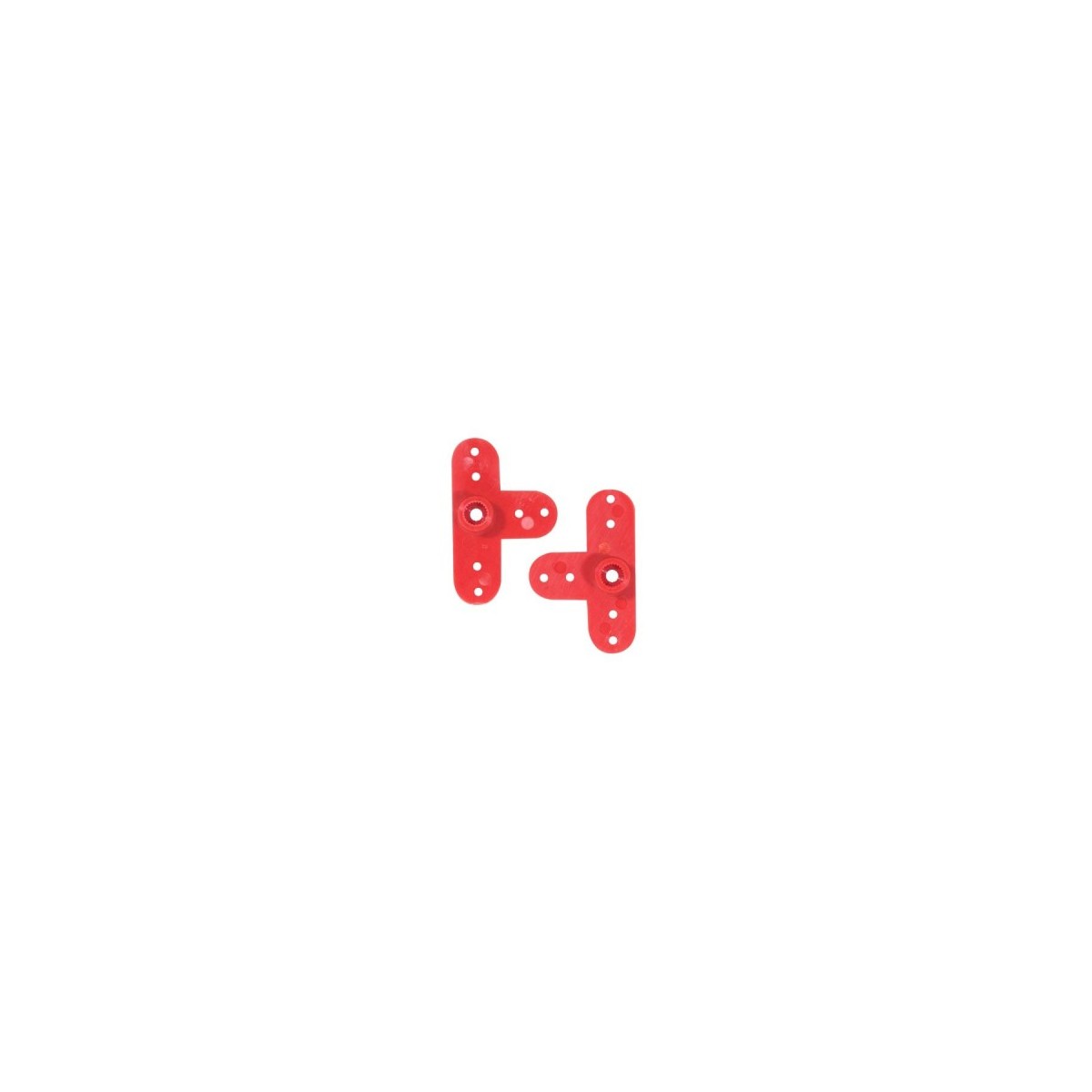 Palonnier de servo Hitec plastique rouge (2) Trickbits TrickBits TB3010 - 1