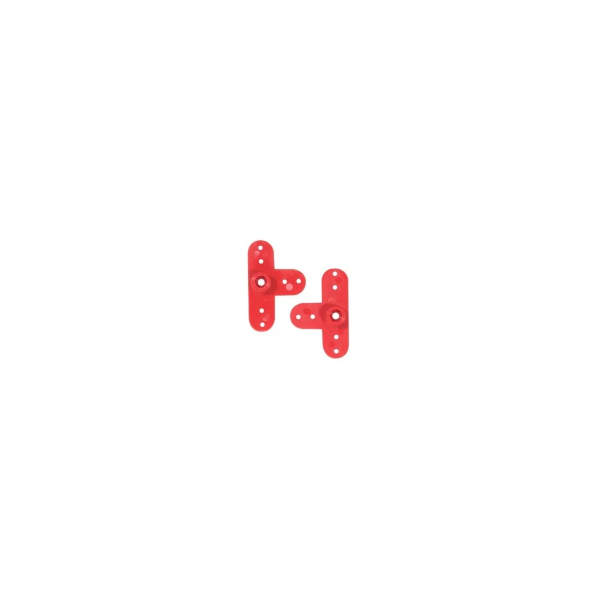 Palonnier de servo Hitec plastique rouge (2) Trickbits TrickBits TB3010 - 1