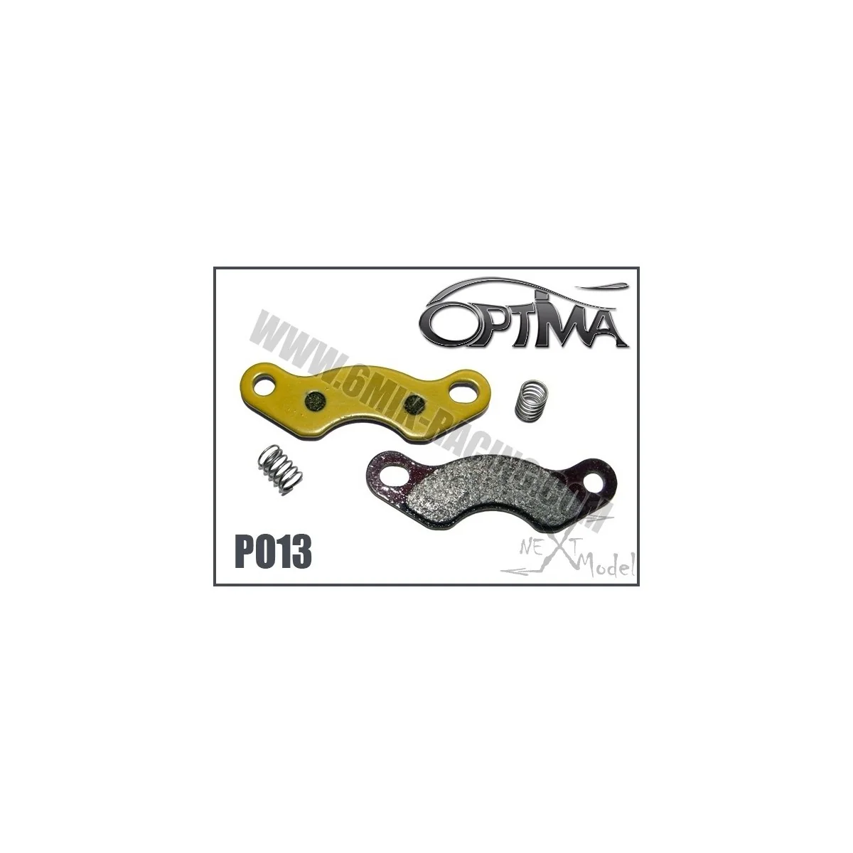 Plaquettes de freins racing collées 6Mik 6Mik PO13 - 2