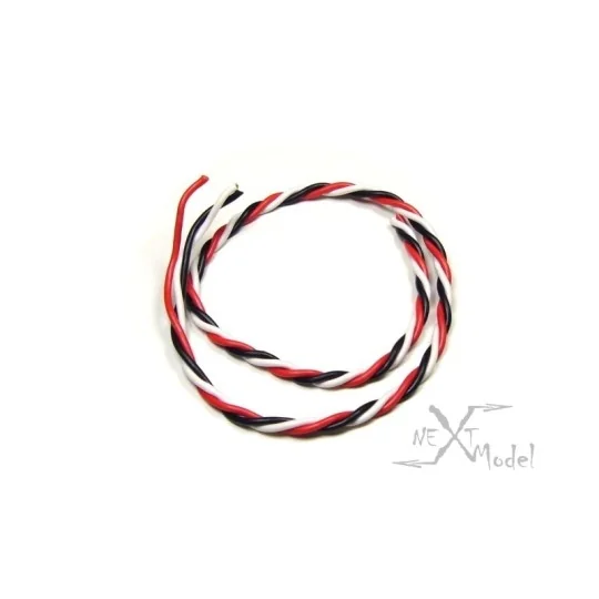 22AWG twisted 1 m DYS servo wire DYS 8014 - 2 8014-22AWG twisted 1 m DYS servo wire - 8014