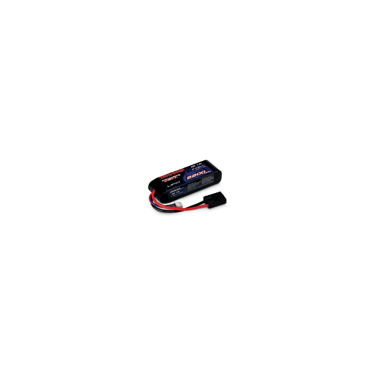 LiPo 2200mAh 25 c ID Traxxas S 2, 7.4V Traxxas TRX-2820X - 1