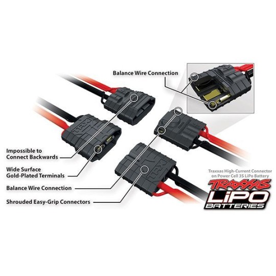 TRX-2823X-LiPo 3S 11.1V 1400mAh 25C ID Traxxas - TRX-2823X