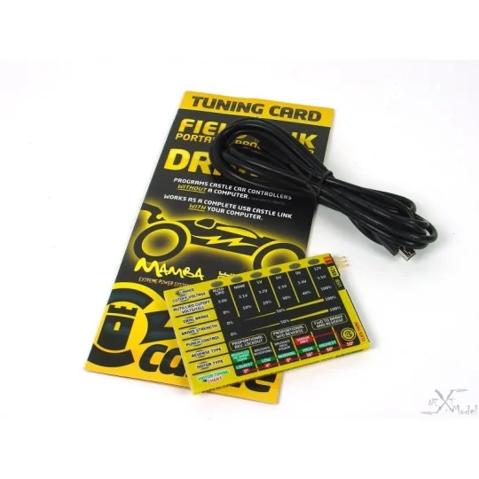 010-0063-00-ESC programming card car Castle Creations