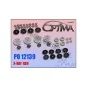 PO12139-Pistons à clapets c2shocks pour XRay XB9 - 6Mik - PO12139
